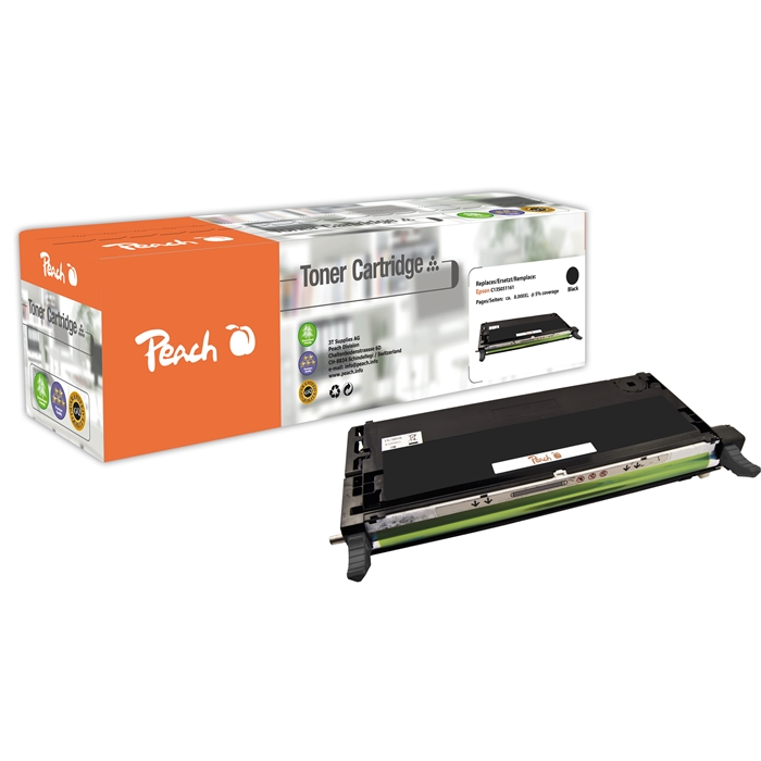 Image de Peach Module toner noir compatible avec Epson C13S051161