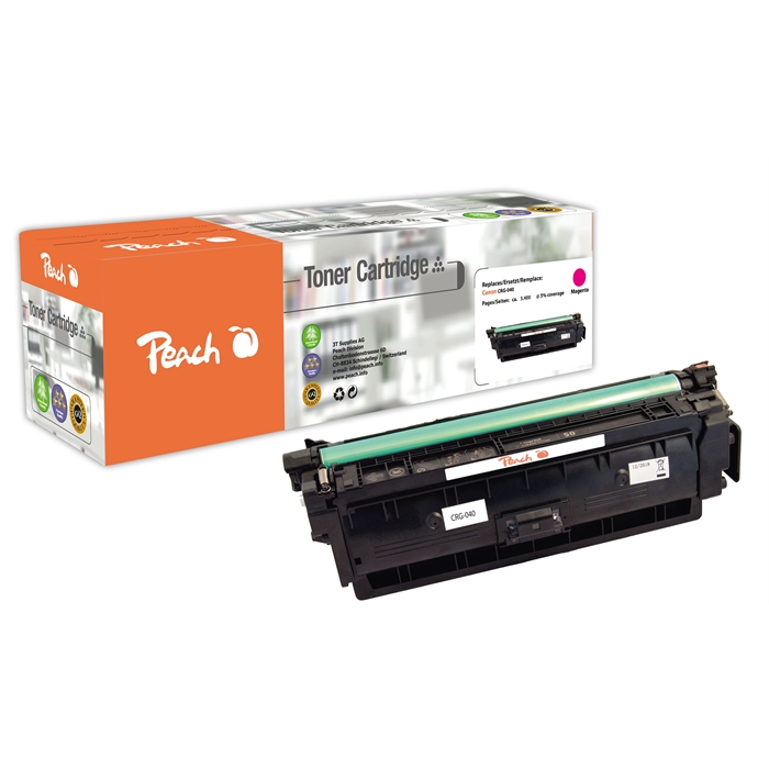 Image de Peach Module toner magenta compatible avec Canon CRG-040 m