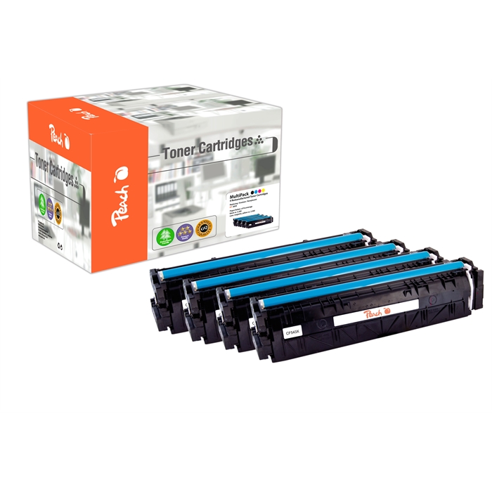 Image de Peach Module de toner Spar Pack compatible avec HP No. 203X