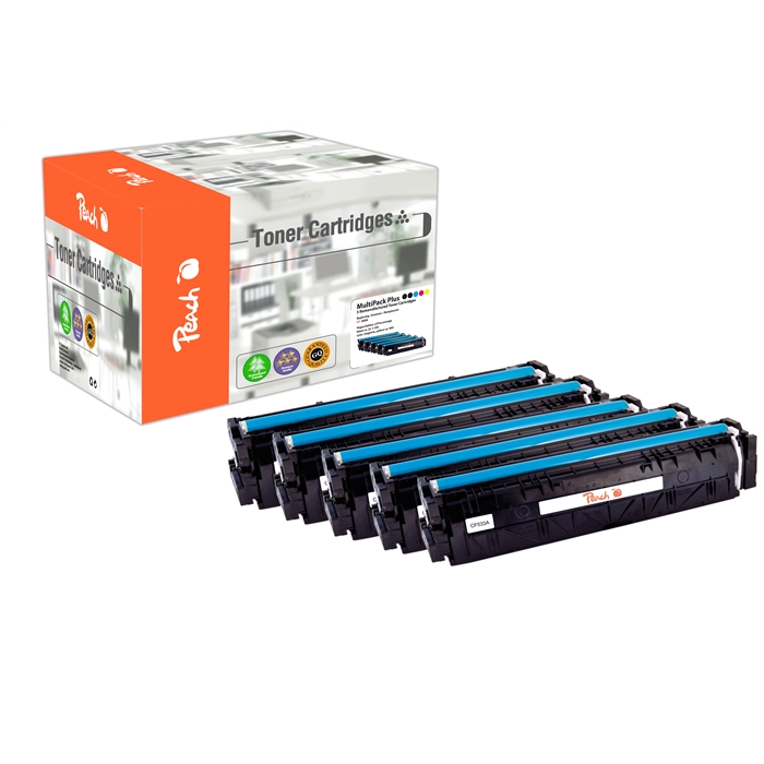 Image de Peach Modules de toner Spar Pack Plus compatibles avec HP No. 205A