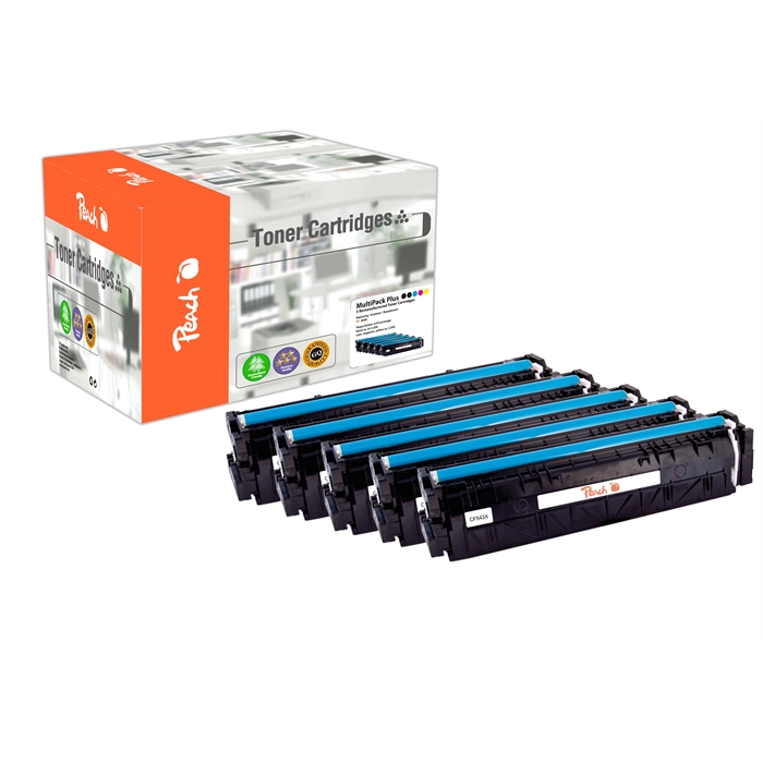 Image de Peach Modules de toner Spar Pack Plus compatibles avec HP No. 203X