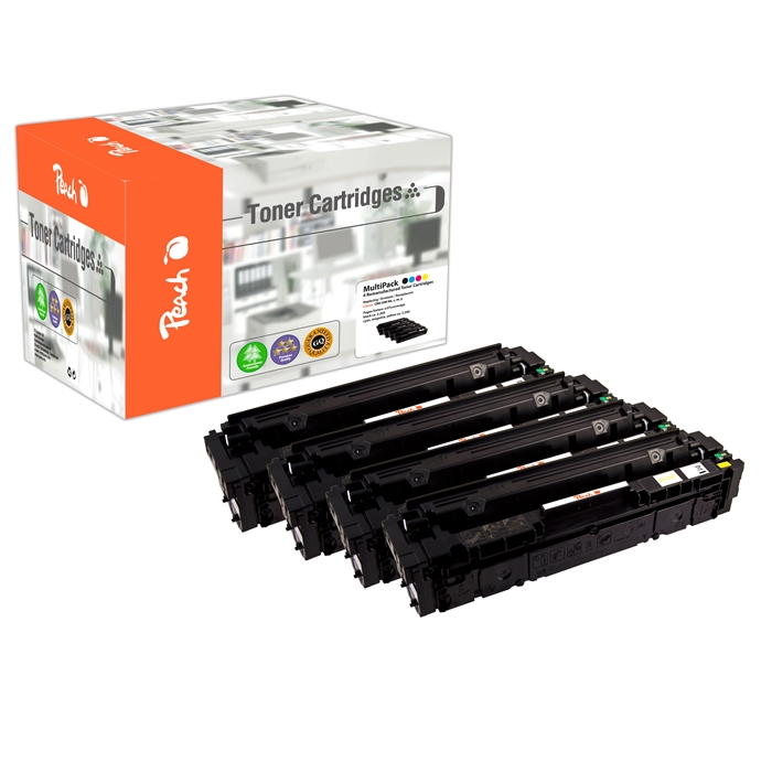 Image de Peach Modules de toner Spar Pack compatibles avec Canon CRG-046