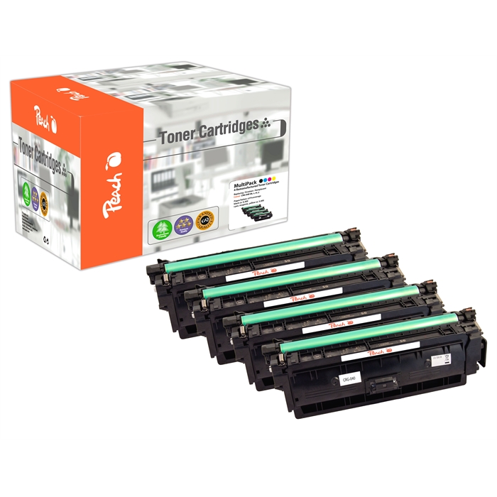 Image de Peach Modules de toner Spar Pack compatibles avec Canon CRG-040