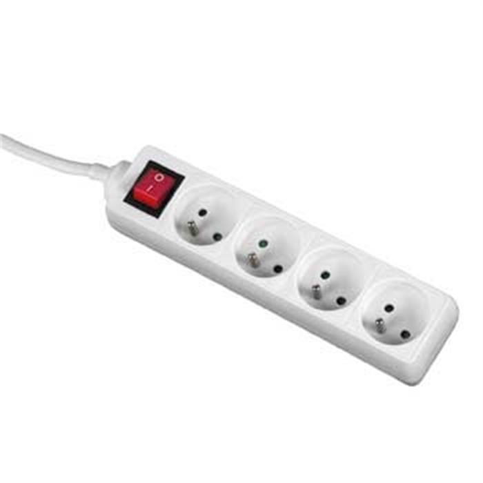 Picture of Multi Socket KF-FB-04K, 4 Socket, White