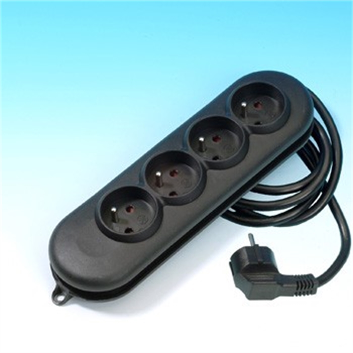 Picture of PROFILE 140466 - Multi Socket, 4 Socket, 1,5 m, Black