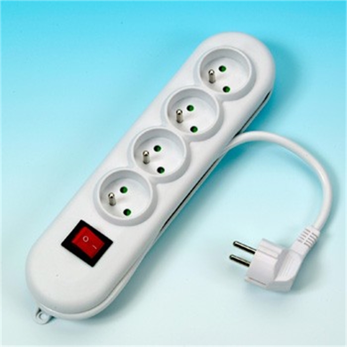 Picture of PROFILE 140467 - Multi socket, 4 Socket, 1,5, switch, White