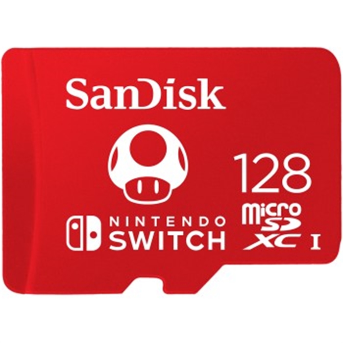 Picture of microSDXC Extreme 128GB (U3/UHS-I/Cl.10/R100/W90) for Nintendo Switch