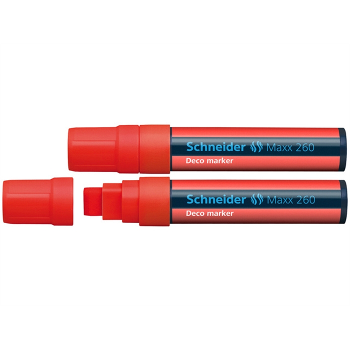 Picture of Deco-Marker Schneider Maxx                                  260 rouge ensemble de 2