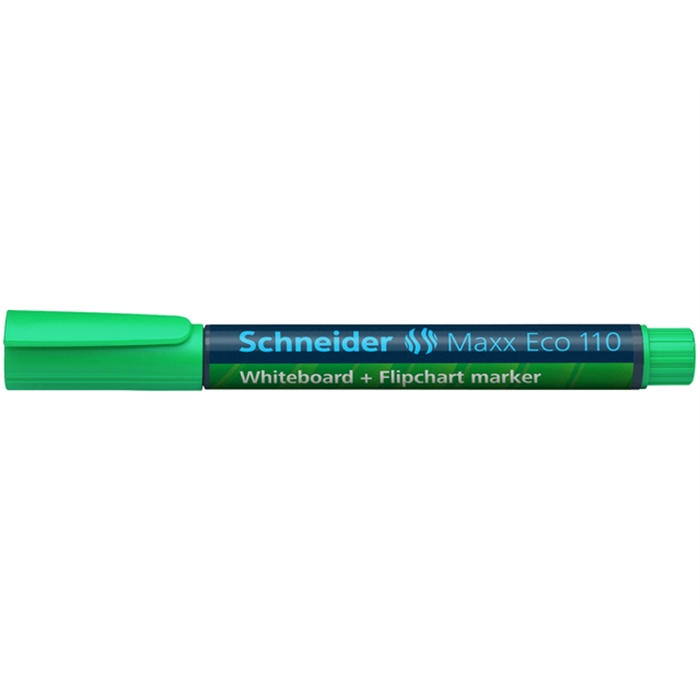 Afbeelding van boardmarker Schneider Maxx Eco 110 navulbaar ronde punt     groen