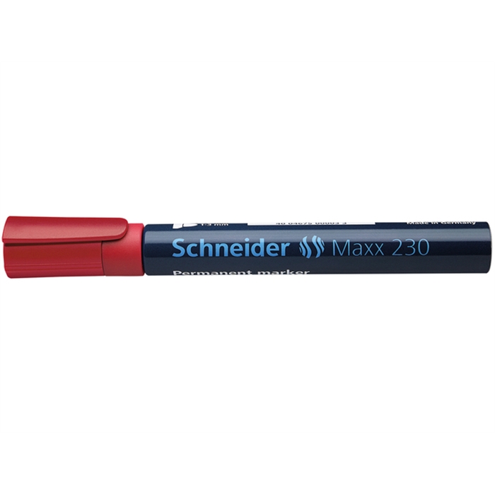 Picture of Marqueur Schneider Maxx 230 permanent pointe conique rouge