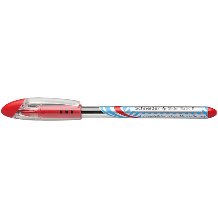 Picture of Stylo à bille Schneider Slider Basic F 0,3mm rouge