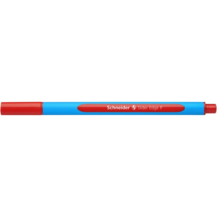 Afbeelding van balpen Schneider Slider Edge F 0,7mm rood