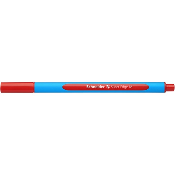 Afbeelding van balpen Schneider Slider Edge M 1,0mm rood