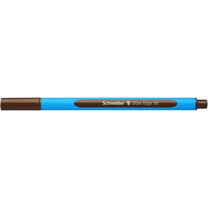 Afbeelding van balpen Schneider Slider Edge XB 1,4mm bruin