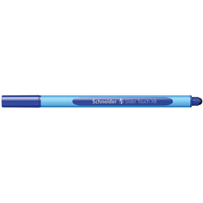 Afbeelding van balpen Schneider Slider Touch XB blauw