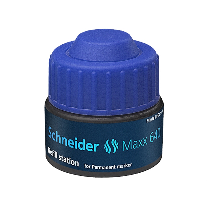 Picture of Recharge Schneider 640 bleu, pour marqueur 130/133, 30ml.