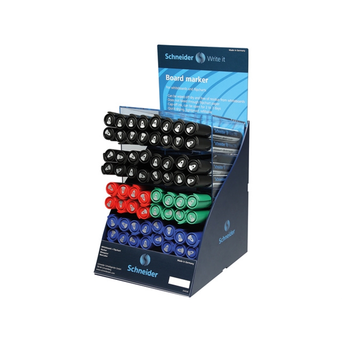 Afbeelding van board/flipchartmarker Schneider 290 SIS-display 64 stuks