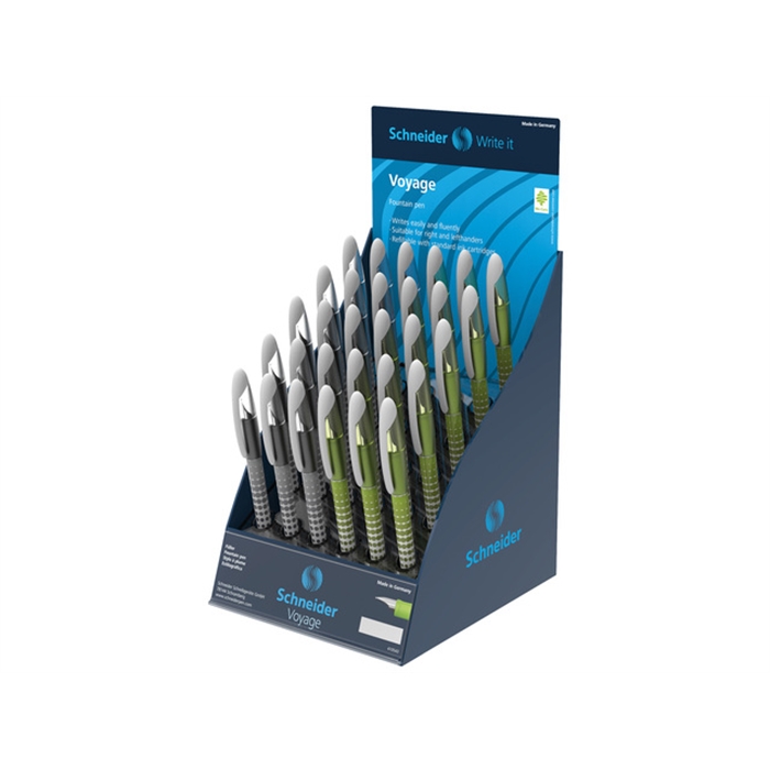 Picture of Stylo plume Schneider Voyage                                présentoir SIS 30 pcs: