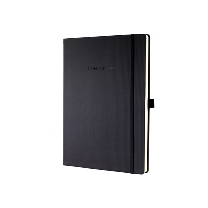 Image de Carnet Sigel Conceptum Pure hardcover A4 noir uni