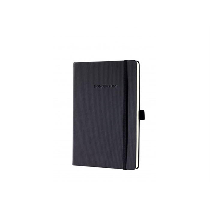 Image de Carnet Sigel Conceptum Pure hardcover A5 noir ligné