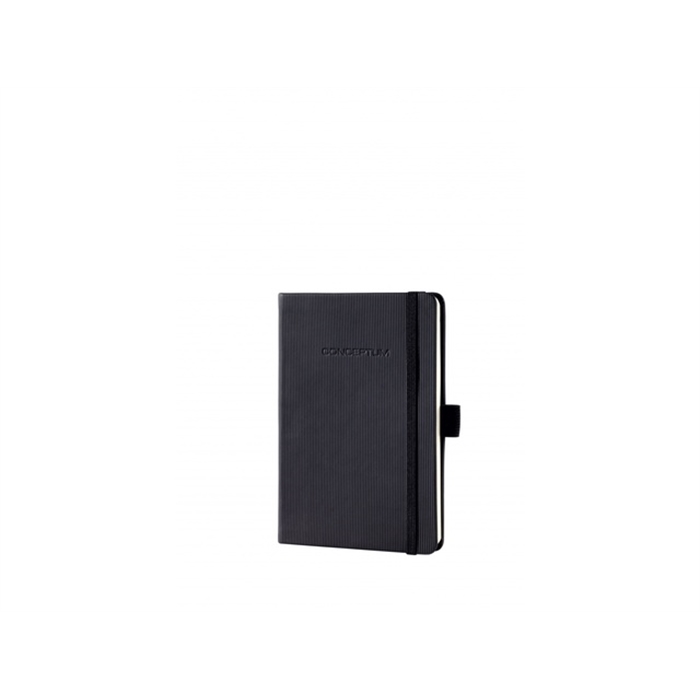 Image de Carnet Sigel Conceptum Pure hardcover A6 noir quadrille