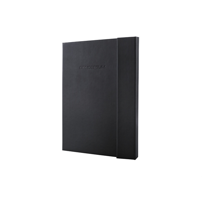 Image de Carnet Sigel Conceptum Pure hardcover A4 noir ligné