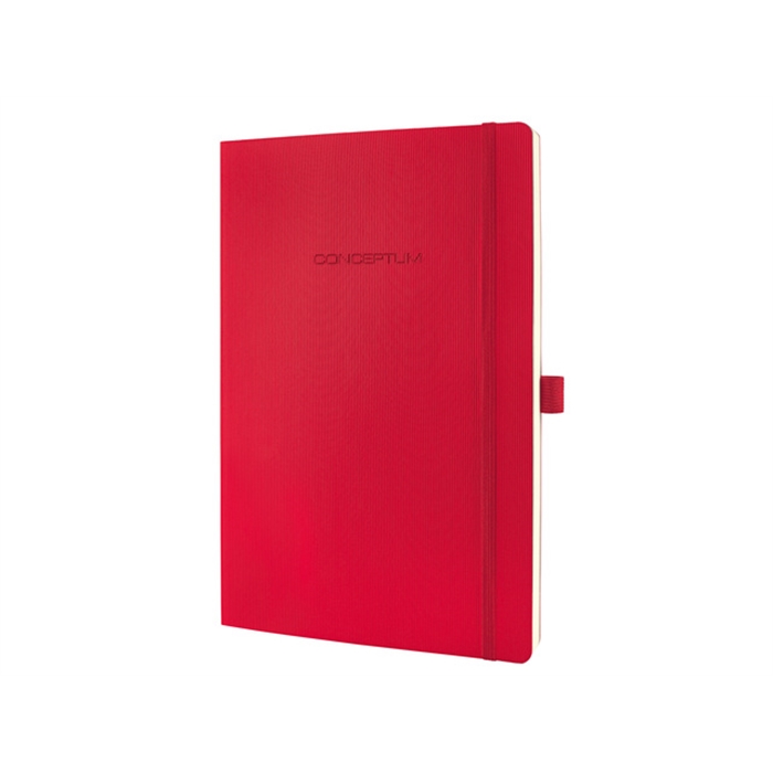 Image de Carnet Sigel Conceptum Pure softcover A4 rouge quadrille