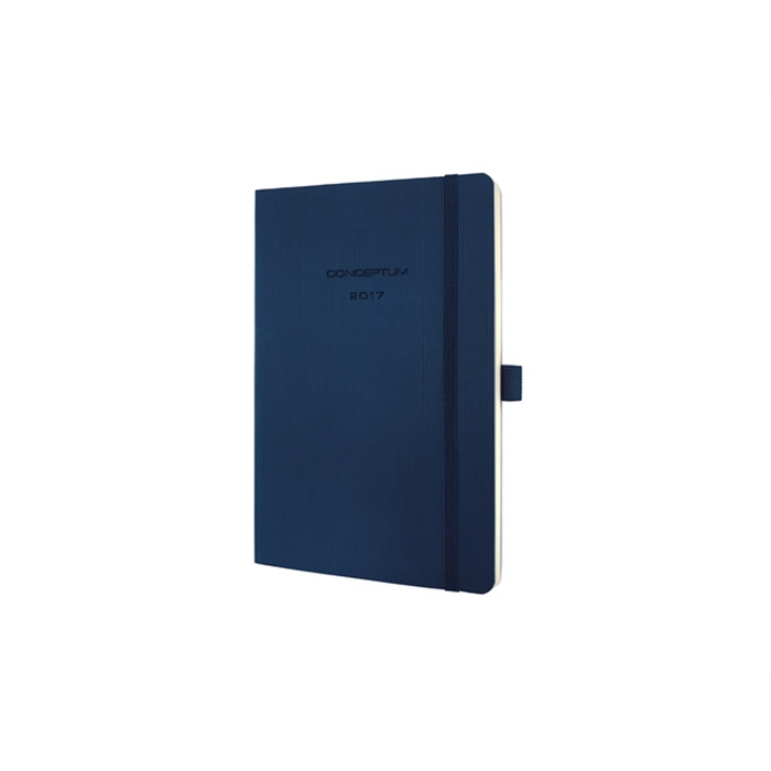 Afbeelding van weekagenda Sigel Conceptum A5 2017 softcover blauw