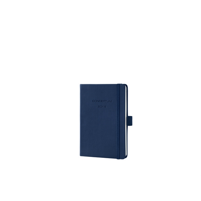 Afbeelding van weekagenda Sigel Conceptum A6 2018 hardcover donkerblauw