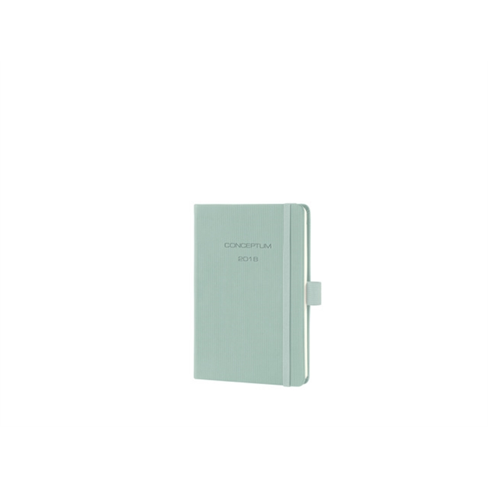 Afbeelding van weekagenda Sigel Conceptum A6 2018 hardcover mintgroen