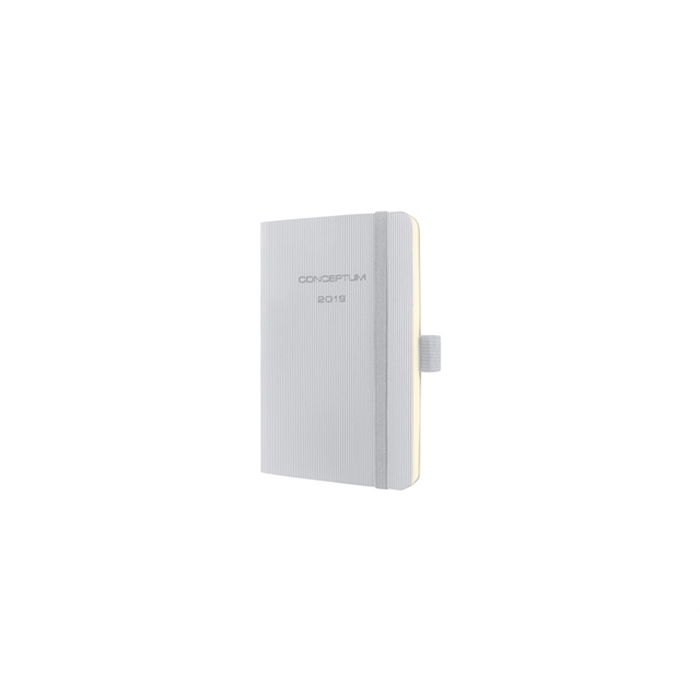 Afbeelding van weekagenda Sigel Conceptum A6 2019 soft cover lichtgrijs