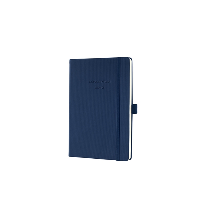 Afbeelding van weekagenda Sigel Conceptum A5 2019 hardcover donkerblauw