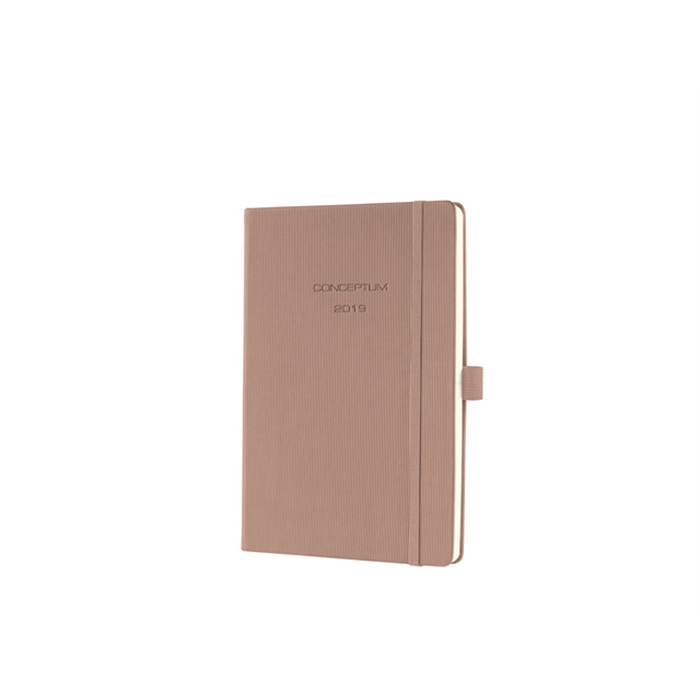 Afbeelding van weekagenda Sigel Conceptum A5 2019 hardcover huidskleur