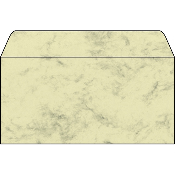 Picture of Enveloppe DIN long 90g 50 pces. Beige marbré