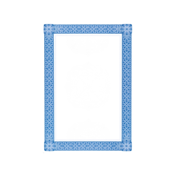 Afbeelding van designpapier Sigel A4 185grs pak a 20 vel waardepapier blauw