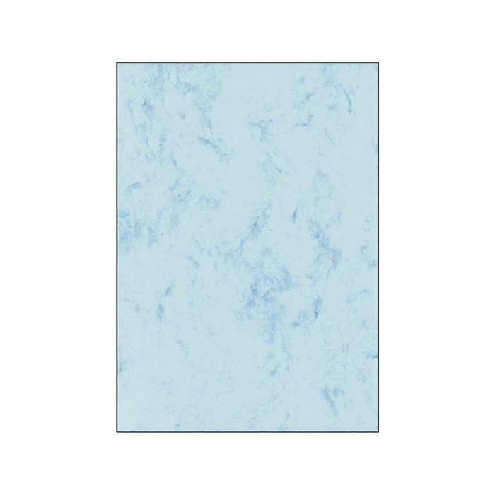 Afbeelding van structuurdesign Sigel A4 200grs pak a 50 vel marmer blauw