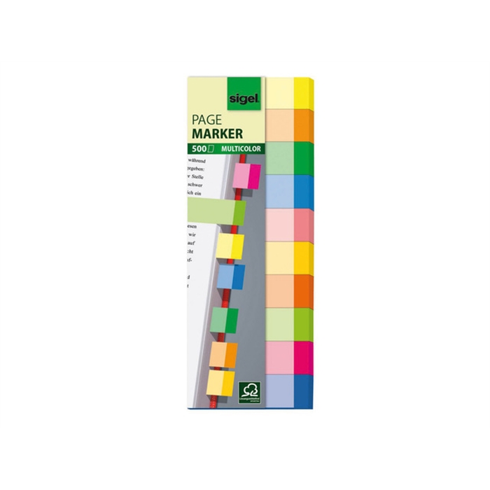 Picture of Index repositionnables Sigel Multicolor 10-couleurs 500     feuilles