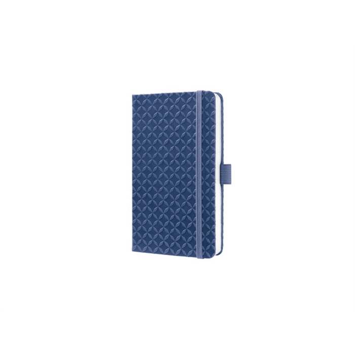 Afbeelding van notitieboek Sigel Jolie Flair A6 hardcover gelinieerd       Indigo blauw