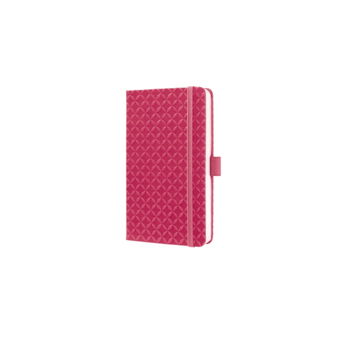 Afbeelding van notitieboek Sigel Jolie Flair A6 hardcover gelinieerd       Fuchsia roze