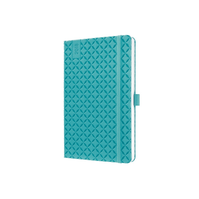 Picture of Agenda semainier Sigel Jolie Flair A5 2018 hardcover        turquoise