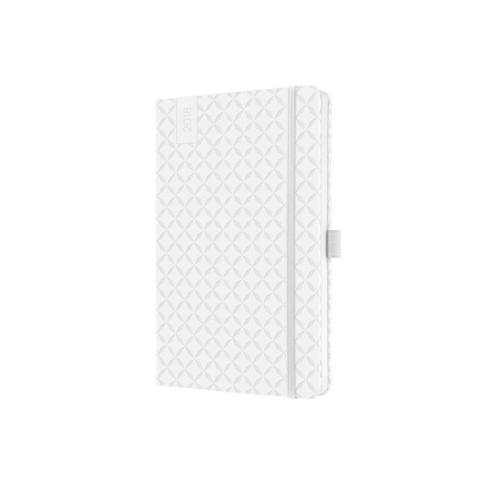 Picture of Agenda semainier Sigel Jolie Flair A5 2018 hardcover blanc