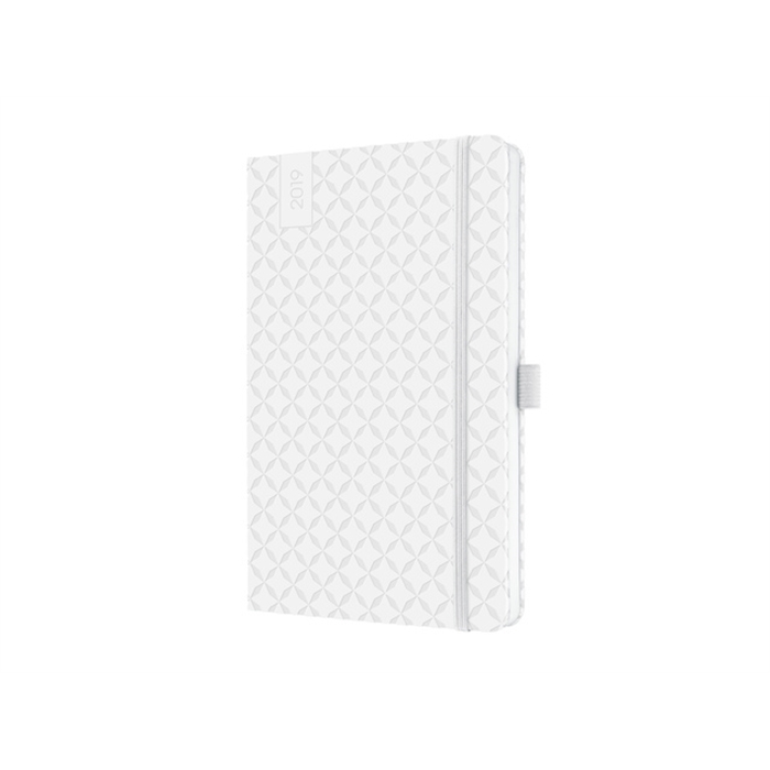 Afbeelding van weekagenda Sigel Jolie Flair A5 2019 hardcover wit