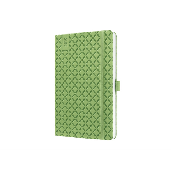 Afbeelding van weekagenda Sigel Jolie Flair A5 2019 hardcover groen