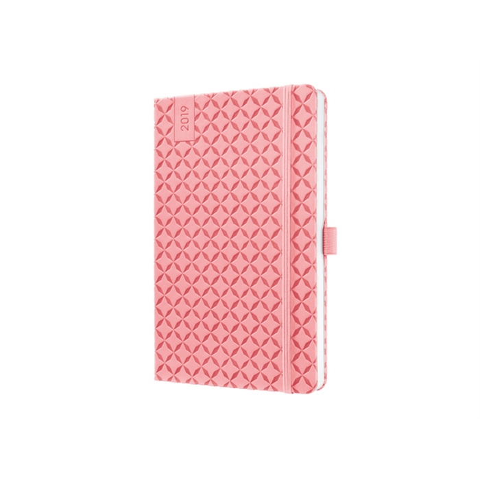 Afbeelding van weekagenda Sigel Jolie Flair A5 2019 hardcover rose