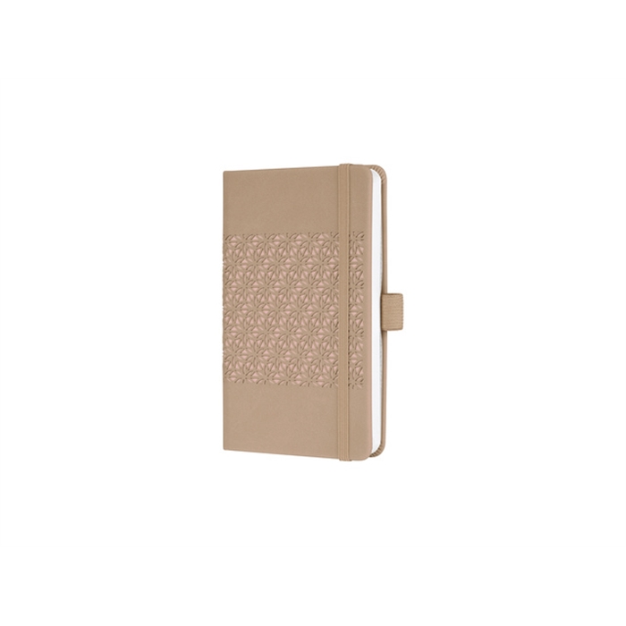 Afbeelding van weekagenda Sigel Jolie Flair A6 2019 hardcover 'Desert      Brown'