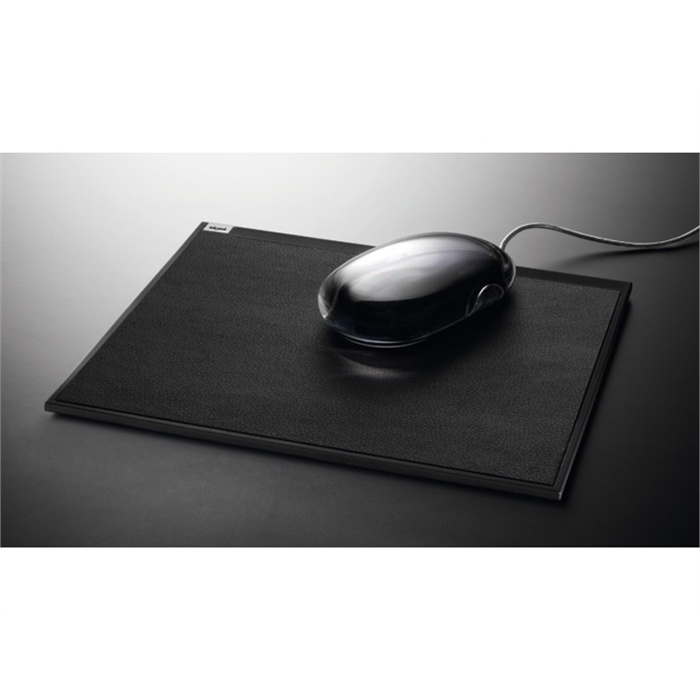 Image de Tapis-souris Sigel Cintano S noir simili cuir