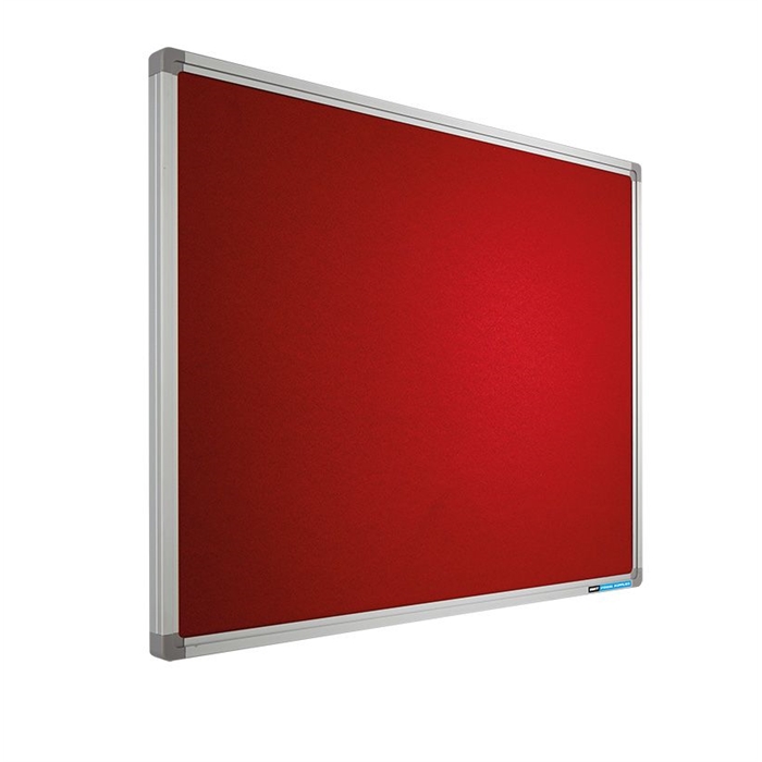 Picture of "Pinboard "Pastel", SL16 profile YS079" Red 90x120cm