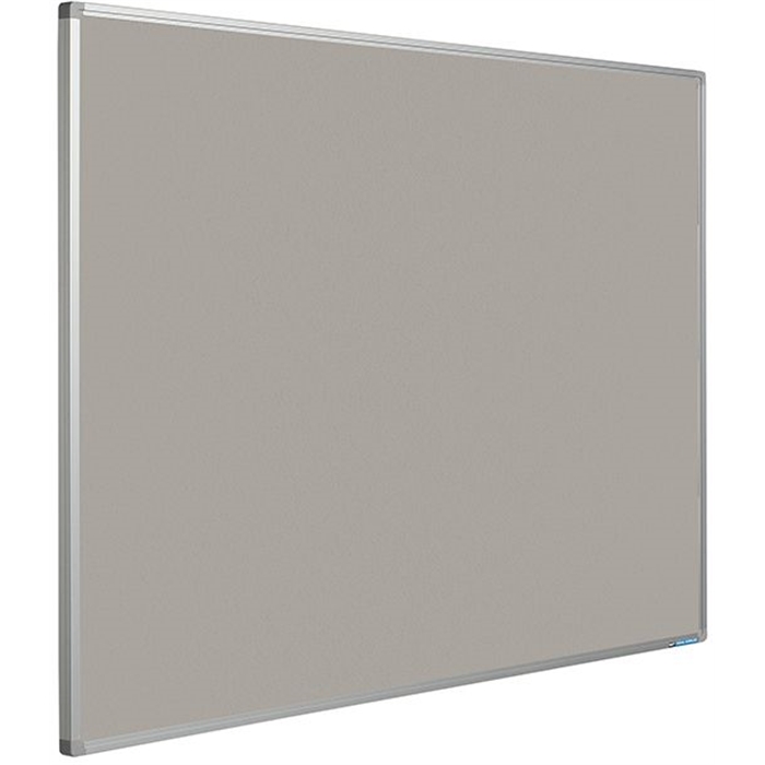 Picture of SMIT VISUAL 11204.120 - Pin board Bulletin Softline frame 16 mm, Gray 120x240 cm