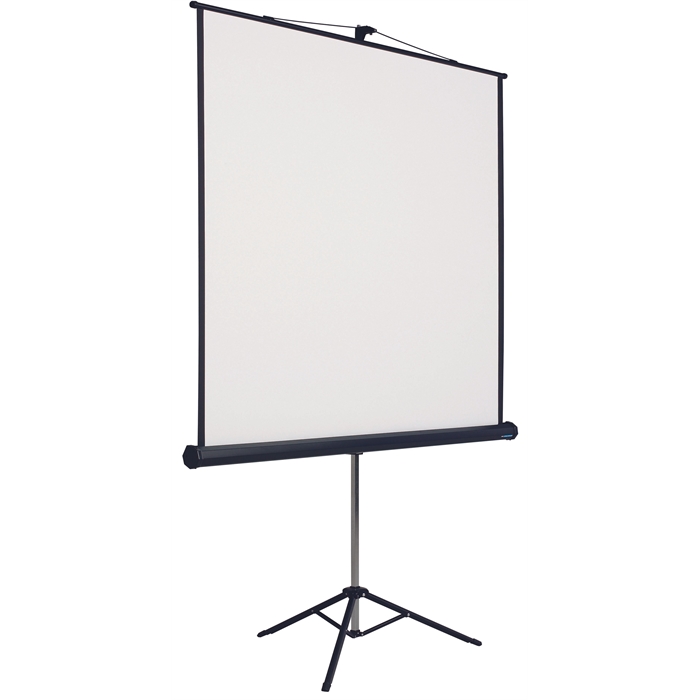 Picture of SMIT VISUAL 14007.341 - Projection screen, Tripod (4:3), 4 black frames, White/black, 183x244 cm