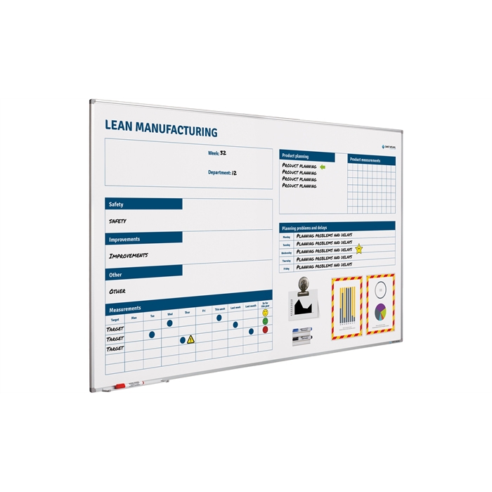 Picture of SMIT VISUAL 11103.525 - Lean Manufacturing softline profile, Printed, 120x200 cm